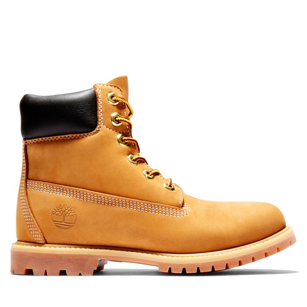 Botas 6-Inch Timberland Argentina Mujer - 6-Inch Premium Waterproof - Marrones - ILUMTV-539